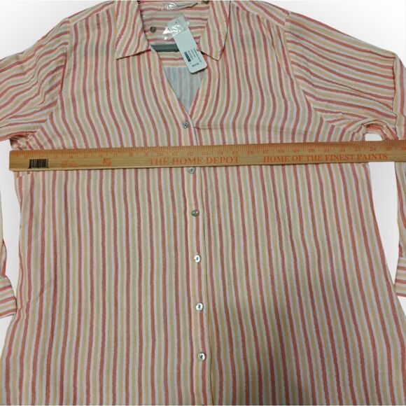 NWT SOFT SURROUNDINGS ESCAMBIA GAUZE TUNIC SHIRT SIZE 1X - Picture 5 of 8
